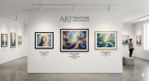 galerie de peinture médiumnique Beatrice flandres a royan