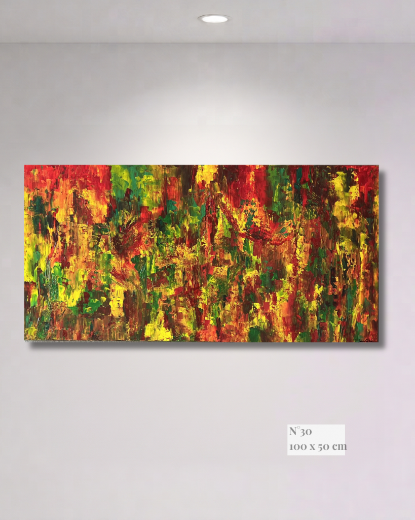 Peinture vibratoire médiumnique de Béatrice Flandrois