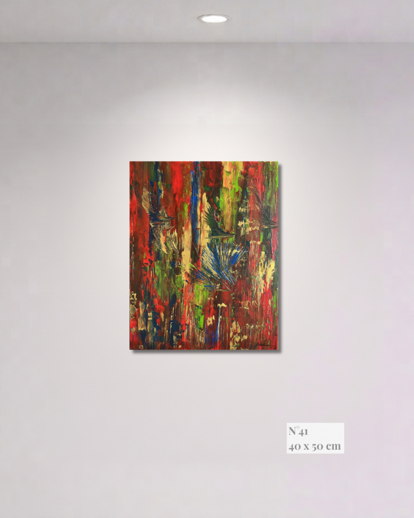 Peinture vibratoire médiumnique de Béatrice Flandrois