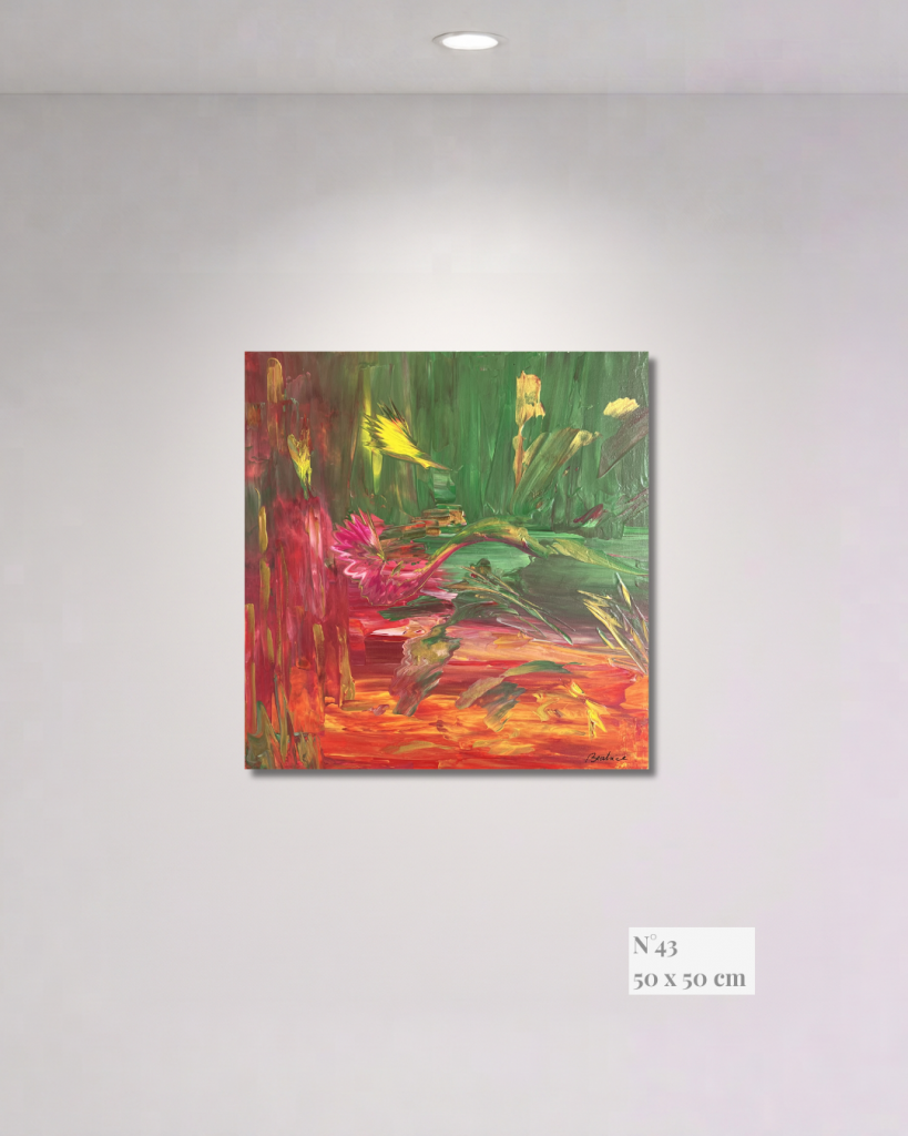Peinture vibratoire médiumnique de Béatrice Flandrois